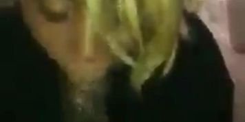 Getting my cock sucked by a stripper bitch (Good head)