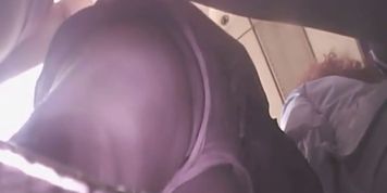 Upskirt inside  Tram 2
