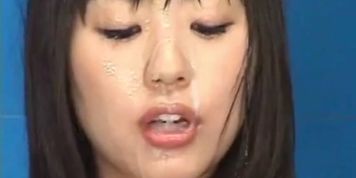 Shocked TV Weathergirl Facial on Live TV