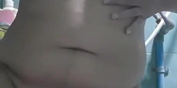 Shower in masturbation 