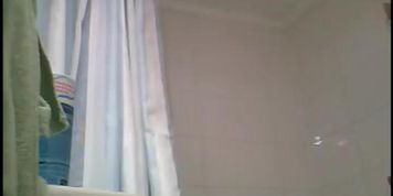 Hidden cam milf big tits in bathroom 2