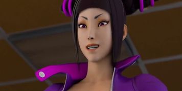 Han Juri and Cammy White 3D Futanari