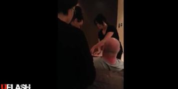 Cock And Ball Wax X 3 Girls