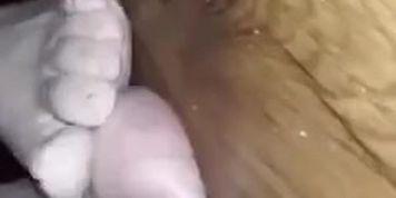 Asian milf popping weak balls