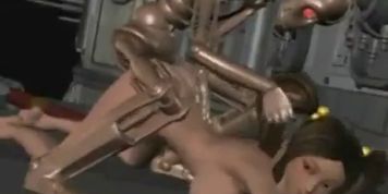 Robot Fucks 3d Teen! (Kim Triple X)