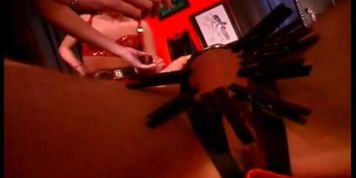 GIRLS IN CONTROL - Hot domina punishing her slaves