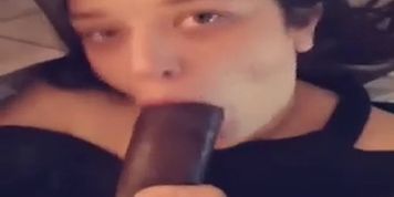 Monster bbc blowjob