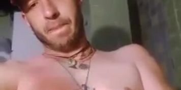 Monster dick show off to chick