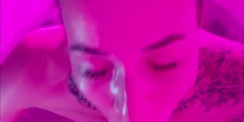 Magical Blowjob in a Jacuzzi in Neon