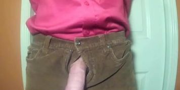 Showing off big dick