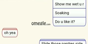 Submissive omegle teen follows as I say.