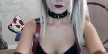 harley strips and fucks herself