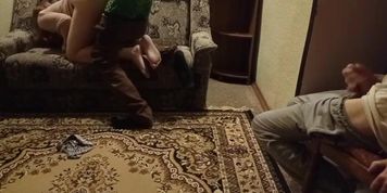 Hot Teen Girlfriend Cheats On You - Cuckold Doggystyle Action!