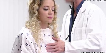 Bubbly, blonde, stunning teen River Lynn is simply irresistible with her curly hair and unbelievably hot body! Watch her get fuc