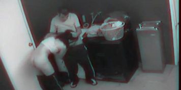 Married Couple Banging On Their Home Security Video