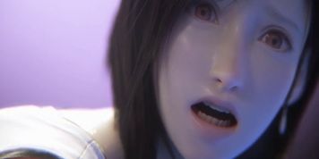 Tifa Lockhart Takes A Huge Dick From Behind