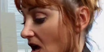 Sexy Red Head MILF Slut has Sweaty Sexy with a young guy.