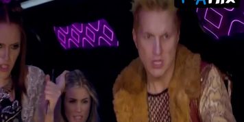 Sadie Katz Breasts,  Underwear Scene  in Party Bus To Hell