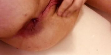 shampoo bottle anal insertion
