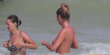 SPY BEACH - Topless - Bikini Beach HORNY Teens - Voyeur Beach Video