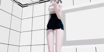 MMD cjdexiaohei haku applepie
