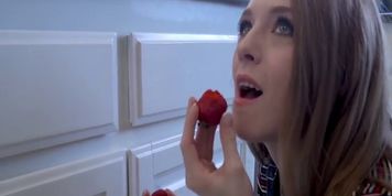 Petite Redhead Madi Collins Has Her Pussy Pie Eaten and Fucked
