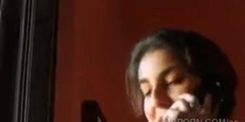 Brunette beauty has extreme sexual fantasies with strangers