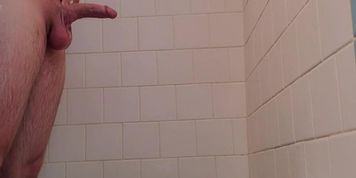Jerking off in the shower!!