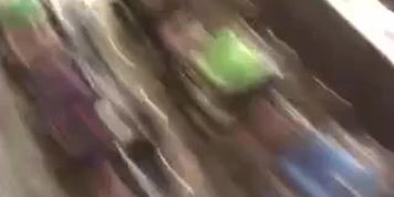 Nice teen upskirt at the bookstore