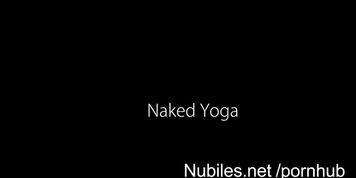 Blonde yoga babes share hot lesbian fuck (Nubiles)