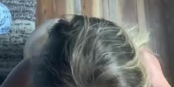 Amateur blowjob, facial