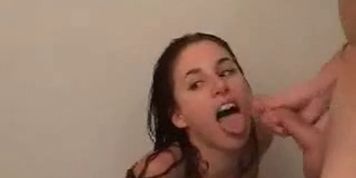 Young teen couple fucking in the bathroom