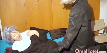 OmaHoteL Horny Granny Nun Tries BDSM Sex With Toy