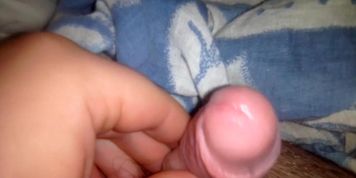 I Show my wet Teen cock