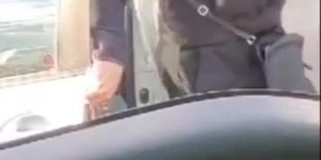 MILF has a good look at dick flash
