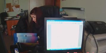 Pulled girl rides big dick on spycam