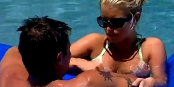 Jessica Simpson Bikini Scene  in Newlyweds: Nick AND Jessica