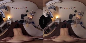 Dsvr 1166 C: My Brother'S Gal Wife Who Jumped Out Of The House And Came To My Hard Apartment. On A Tropical Night When The Air C