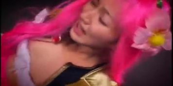 Horny Kao Sugimori receives a massive cum facial