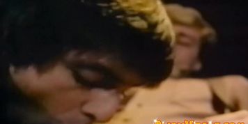Cowboys go for rough raw pounding in this vintage gay video