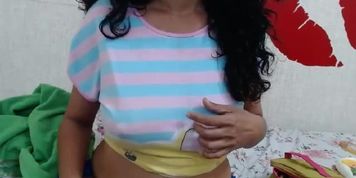 Kimberbusty squeezes breast milk from her giant nipples