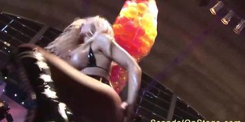 busty milf sex show on stage