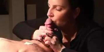 Blowjob and handjob