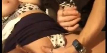Horny mother fucks her son and his friend
