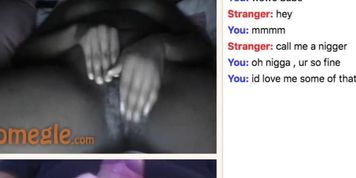 Chocolate Omegle girl wants me to be her sugar-daddy