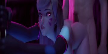 D.Va Overwatch Hard Screw Animation (With Sound)