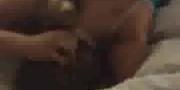 A black with a big cock fucks my white wife