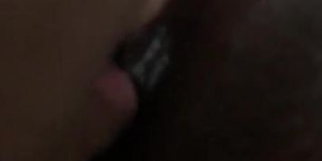 Eating my gf pussy just how she wants it to be ate 