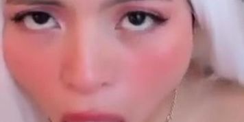 Look into her eyes and she will make you cum.