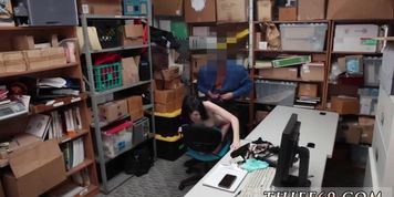 A cop gets strip xxx Suspect was caught red handed by store associate. porn